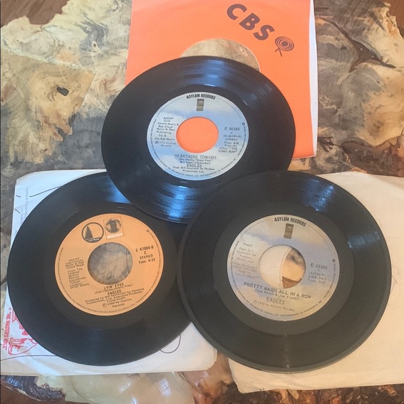 Vintage Eagles Vinyl Record Collection 45 RPM - Picture 1 of 9